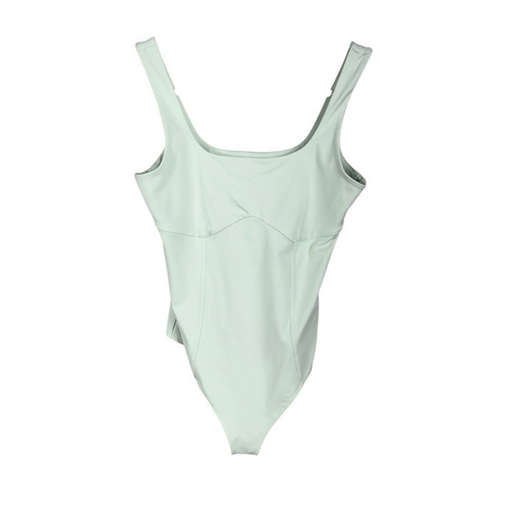 Abercrombie & Fitch Womens Soft Collection Bodysuit Medium Mint Green Clean Girl - Picture 2 of 8